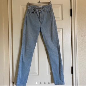 American Apparel high waisted Pencil Jeans circa 2015